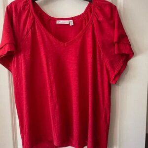 Two Rafaella V neck layered sleeves T-shirts (2) Set